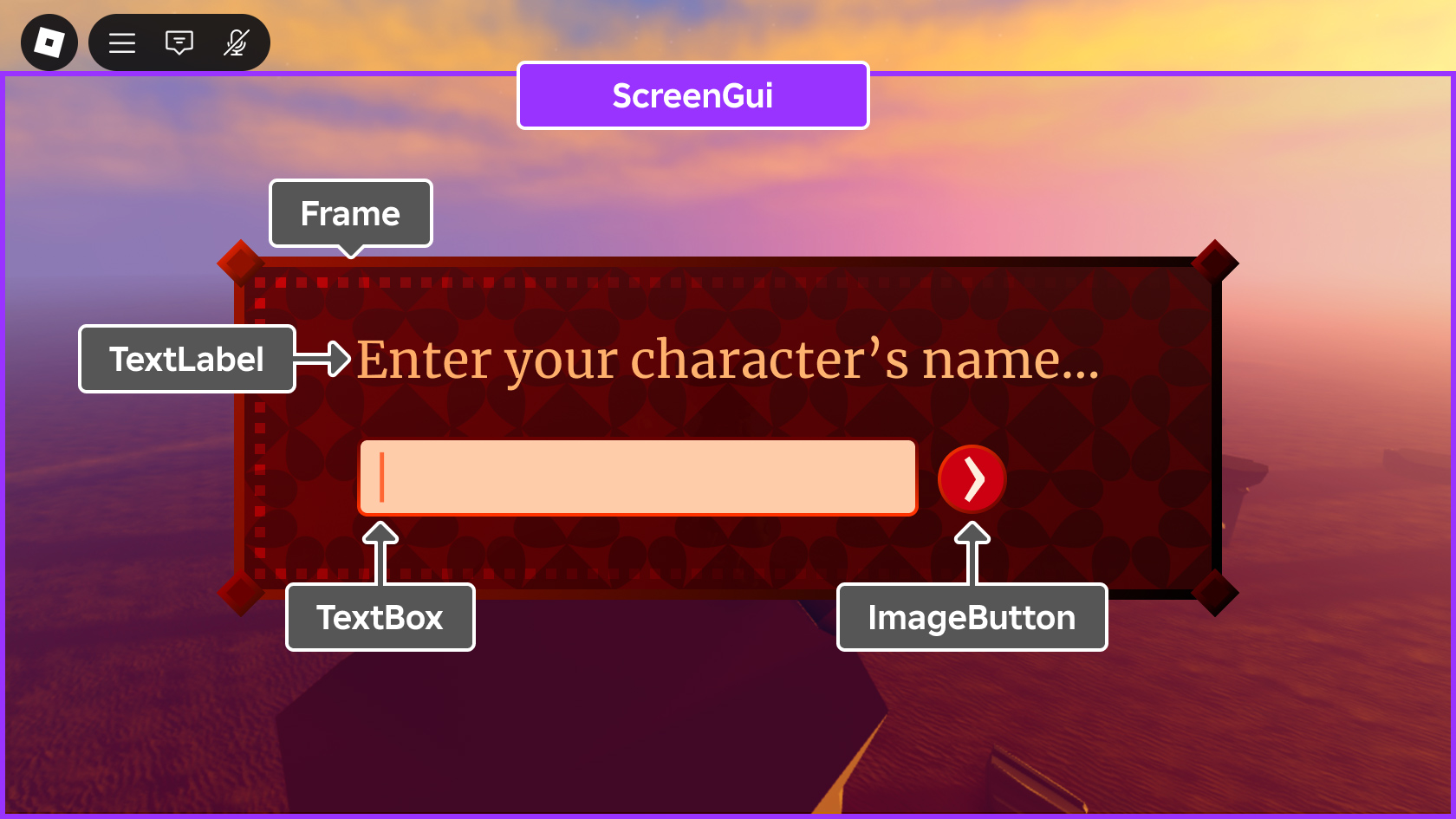Th Ng UI Tr N M N H Nh T I Li U Trung T M Nh S Ng T O Roblox ScreenGui Example 