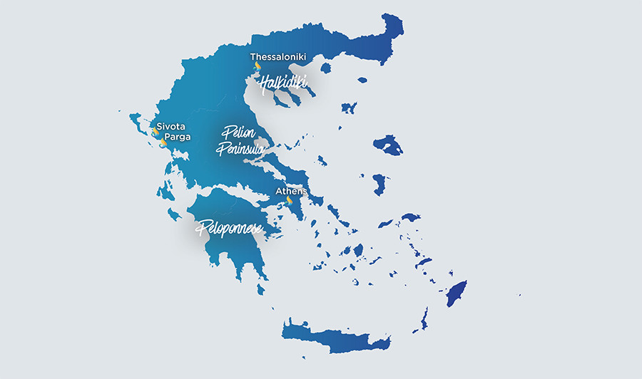 Mainland Greece Holiday Travel Guide 2024 Olympic Holidays Olympic Mainland Greece Map 