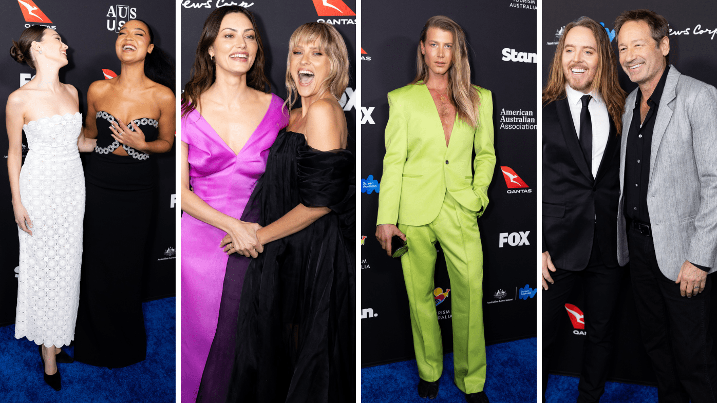 G’Day USA Gala 2025 Red Carpet: All the best celebrity fashion, outfits and looks from the G’Day USA Arts Gala including Phoebe Tonkin, Teresa Palmer, Tim Minchin, Aisha Dee, Kevin Rudd and David Duchovny | In Pictures