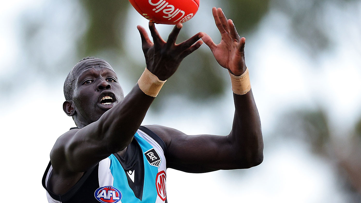 Port Adelaide Football Club Players . Afl Port Adelaide Backed To Win Premiership Nathan Brown Says Aliir Aliir Makes Up Best Defence