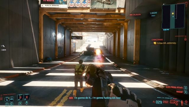 Cyberpunk 2077 Sinnerman, save bill, follow joshua or accept rachel offer