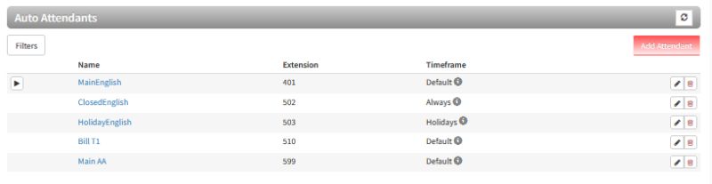 Group Services Auto Attendants - Dark Image Collection - Ultra HD Quality