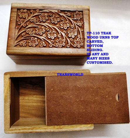 Teak Wood Pet Urns New Delhi India From Transworld Trading Inc 9810991186