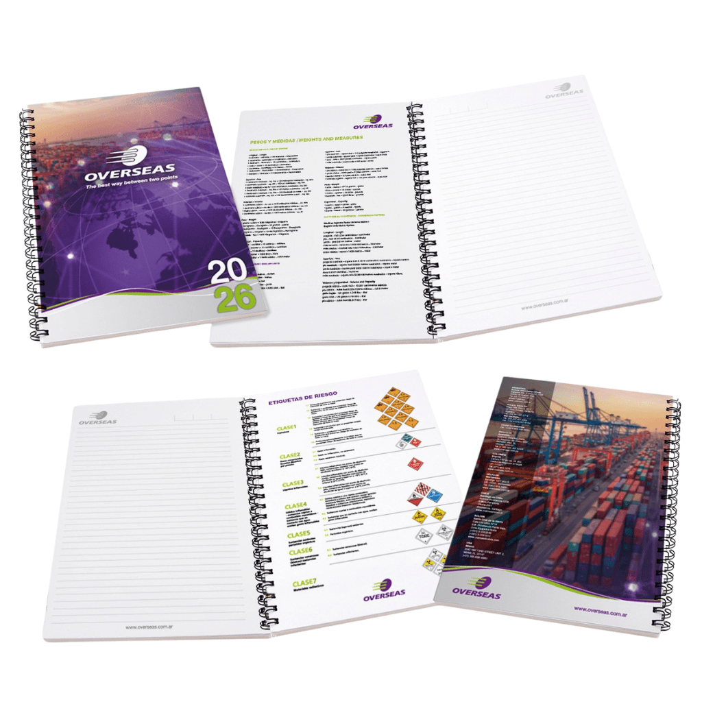 Cuaderno Personalizado A4 anillado