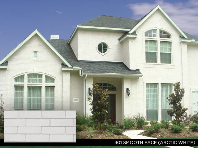 White Rook Brick 401 Arctic White Smooth - Metro Brick & Stone Co. Products