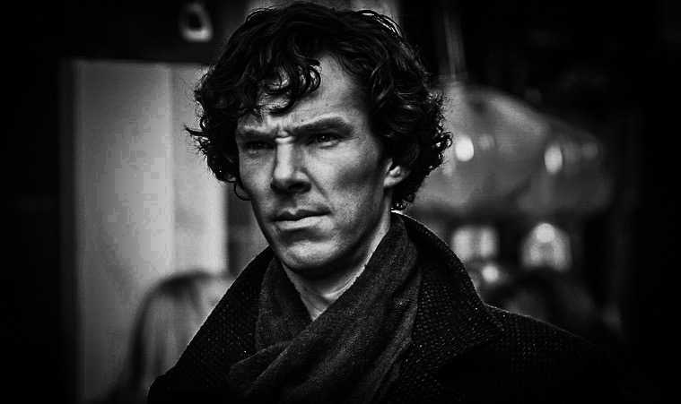 Content Development SEO - Cumberbatch as Sherlock Holmes Dark