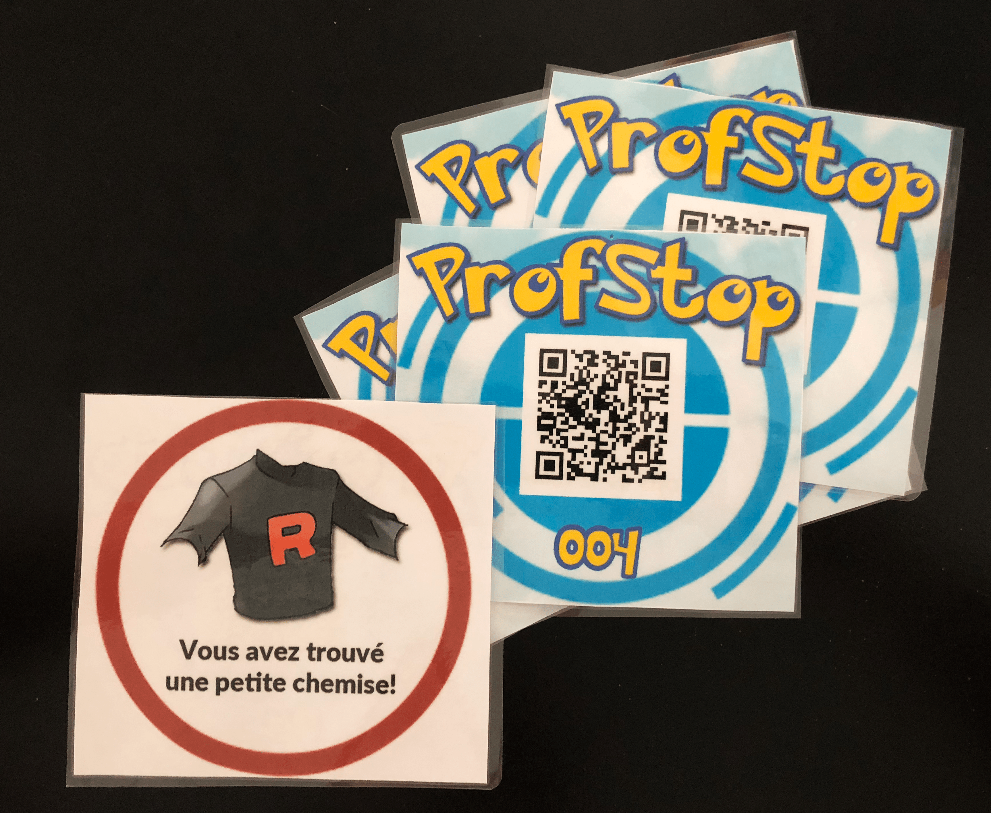 The new ProfStops with hidden clues!
