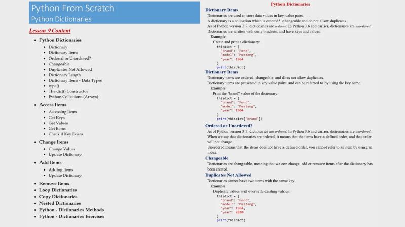 Python From Scratch Lesson 7 Pdf Python Tuples Connect 4 Programming - Best Abstract Illustrations in Mobile