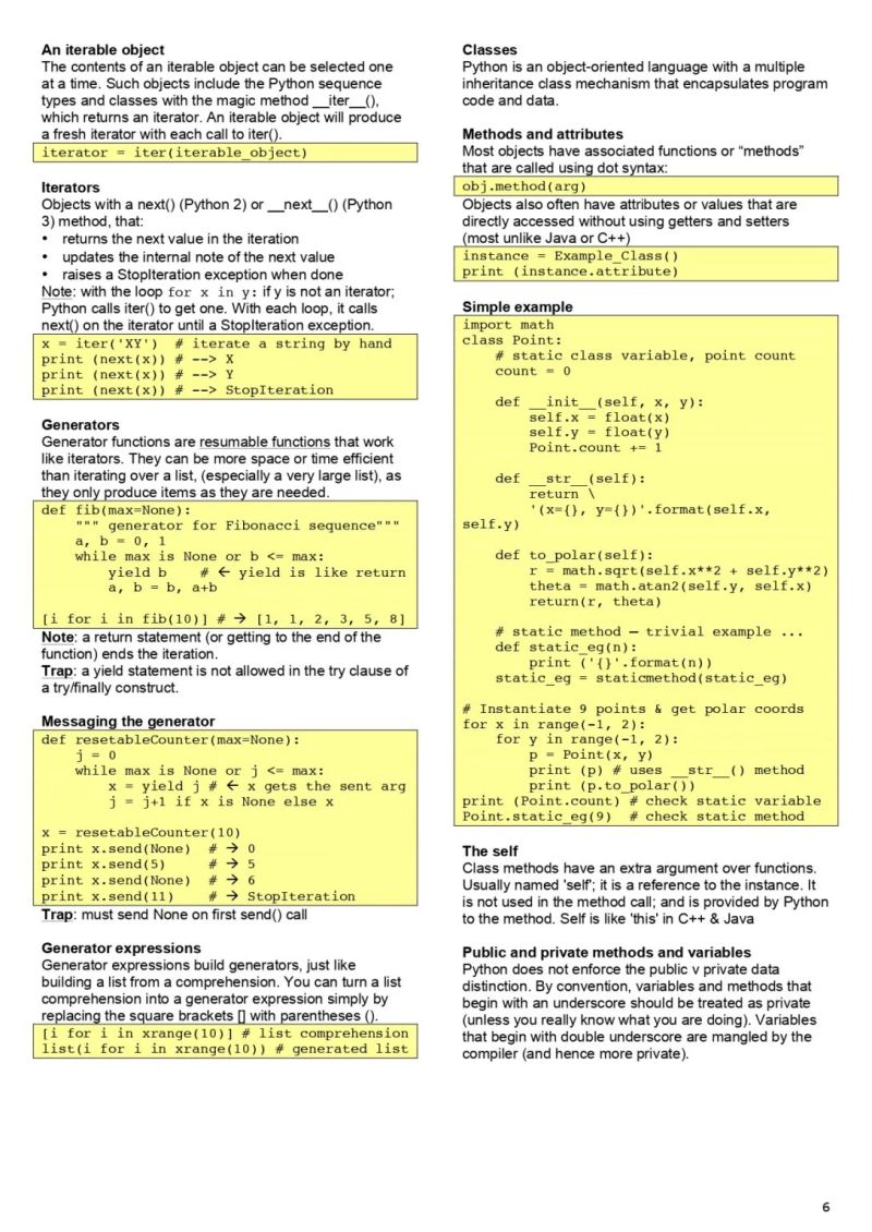Python Notes Cheat Sheet Connect 4 Programming - Minimal Picture Collection - Full HD Quality