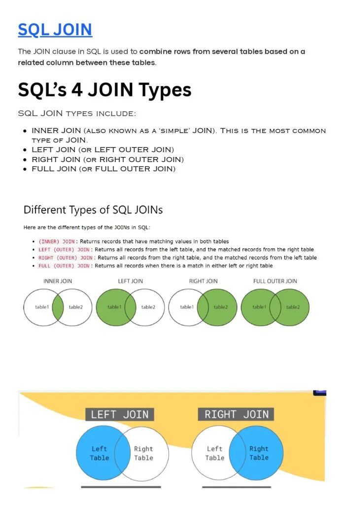 Sql Join Types Simplified Pdf Connect 4 Programming - Premium Gradient Background - 4K