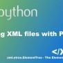 XML Parsing In Python - Connect 4 Programming
