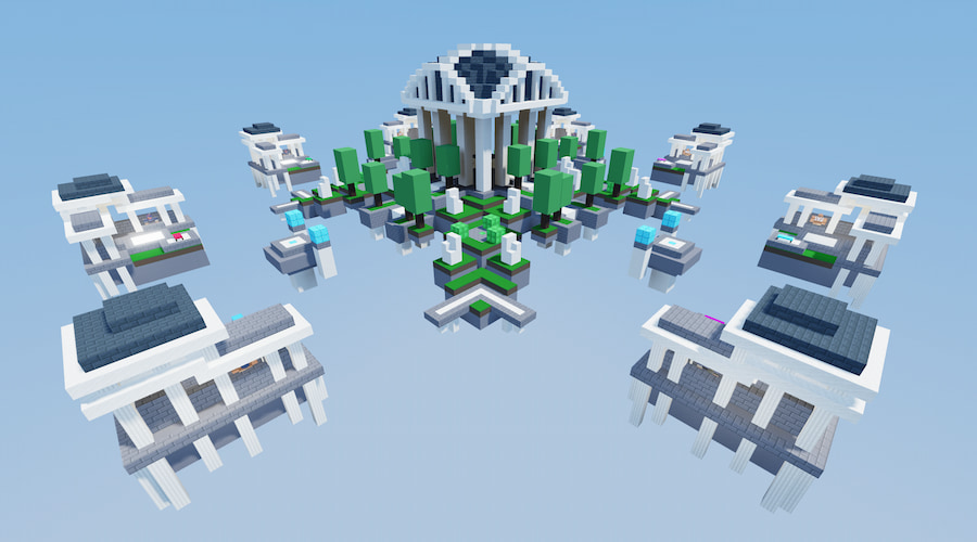 All Maps In Roblox BedWars Pro Game Guides Roblox Dome BedWars 
