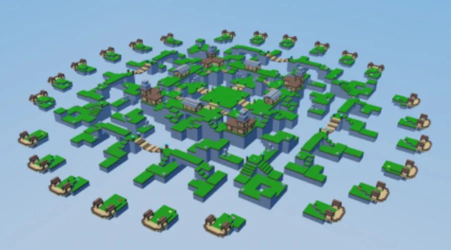All Maps In Roblox BedWars Pro Game Guides Roblox Mega Plains BedWars 