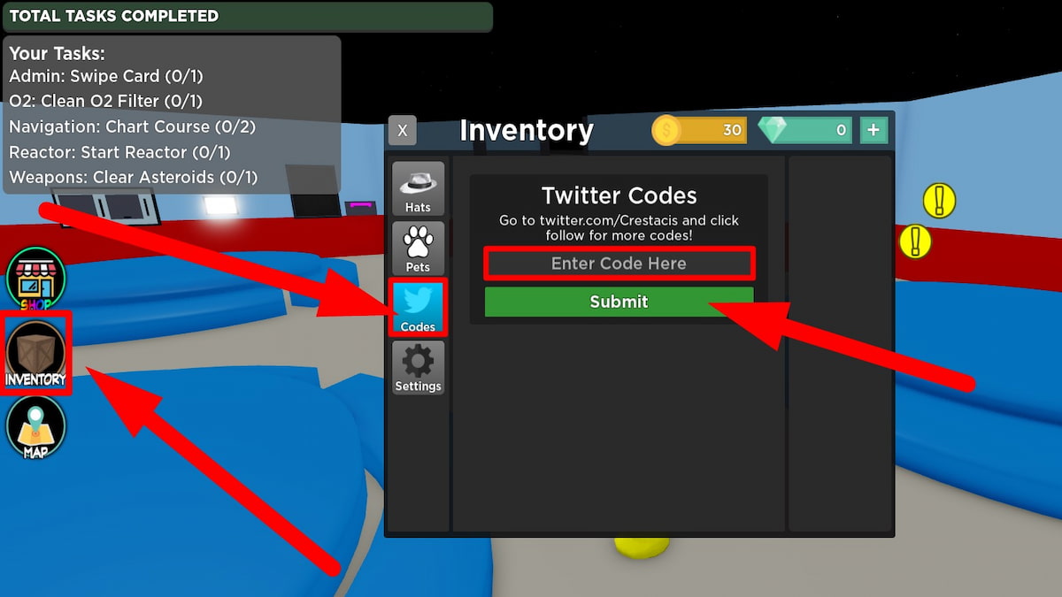 Roblox Amongst Us Codes Pro Game Guides Redeem Code Roblox Amongst Us 
