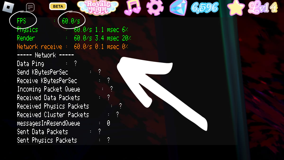 How To Check Fps On Roblox Pro Game Guides Roblox FPS Check Location Example 