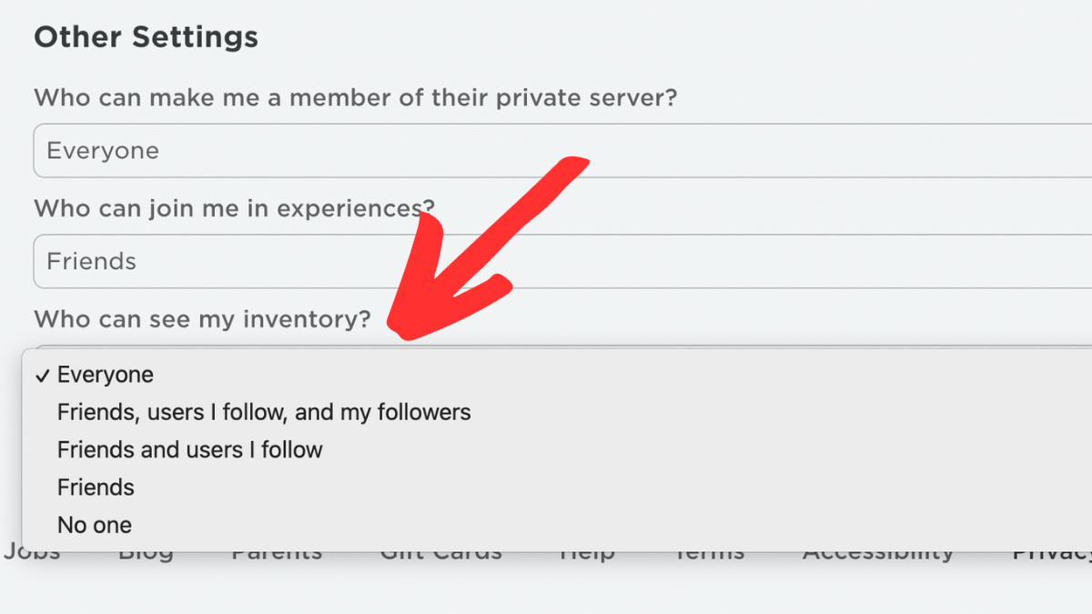 How To Open Your Inventory In Roblox PC Pro Game Guides Roblox Other Settings View Inventory 