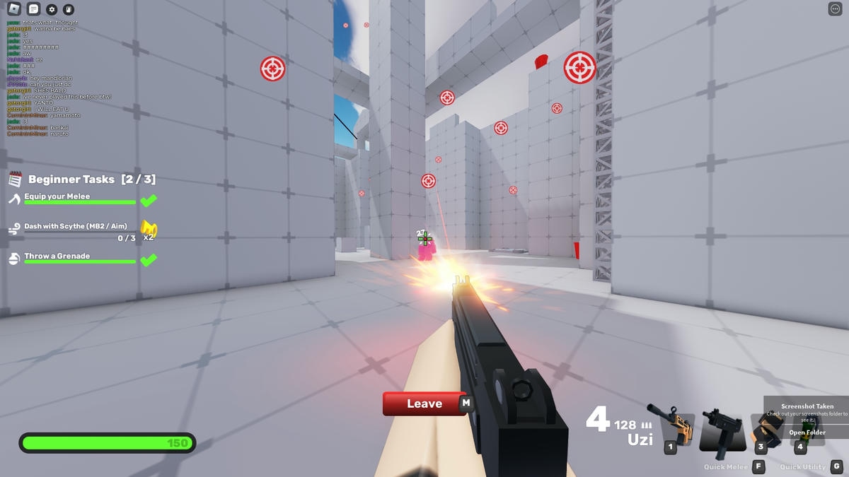 Best Crosshair Settings In Roblox Rivals Pro Game Guides Using The Best Roblox Rivals Crosshair Settings At The Training 