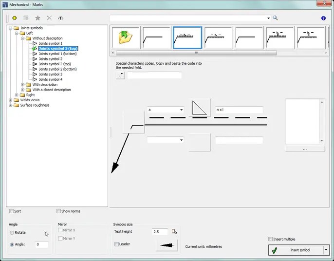 CADprofi symbol libary Mechanical
