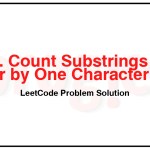 1638-Count-Substrings-That-Differ-by-One-Character-LeetCode-Problem-Solution