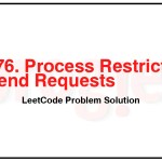 2076-Process-Restricted-Friend-Requests-LeetCode-Problem-Solution