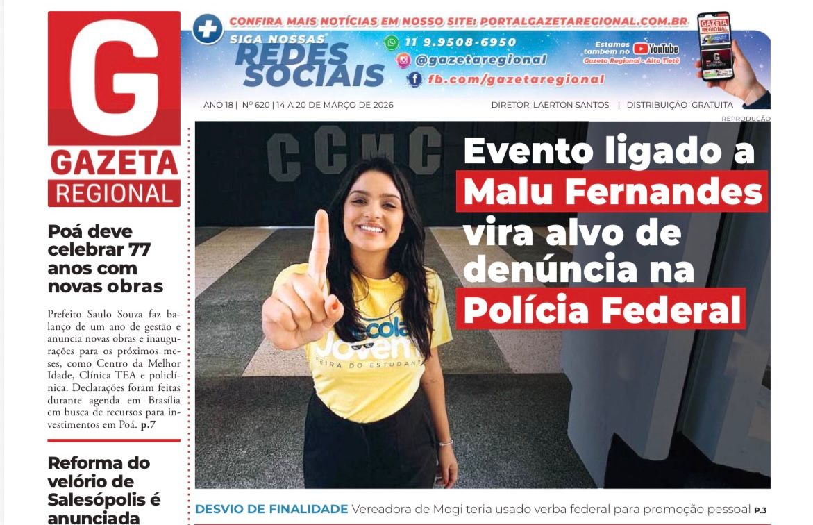 PF recebe denúncia de desvio em evento promovido por vereadora Malu Fernandes