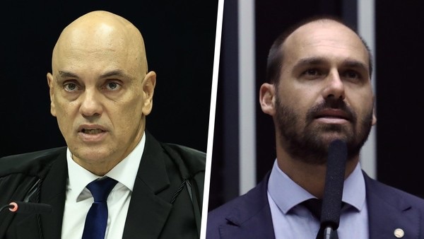 Eduardo Bolsonaro entra no banco de mandados de prisão após determinação de Moraes