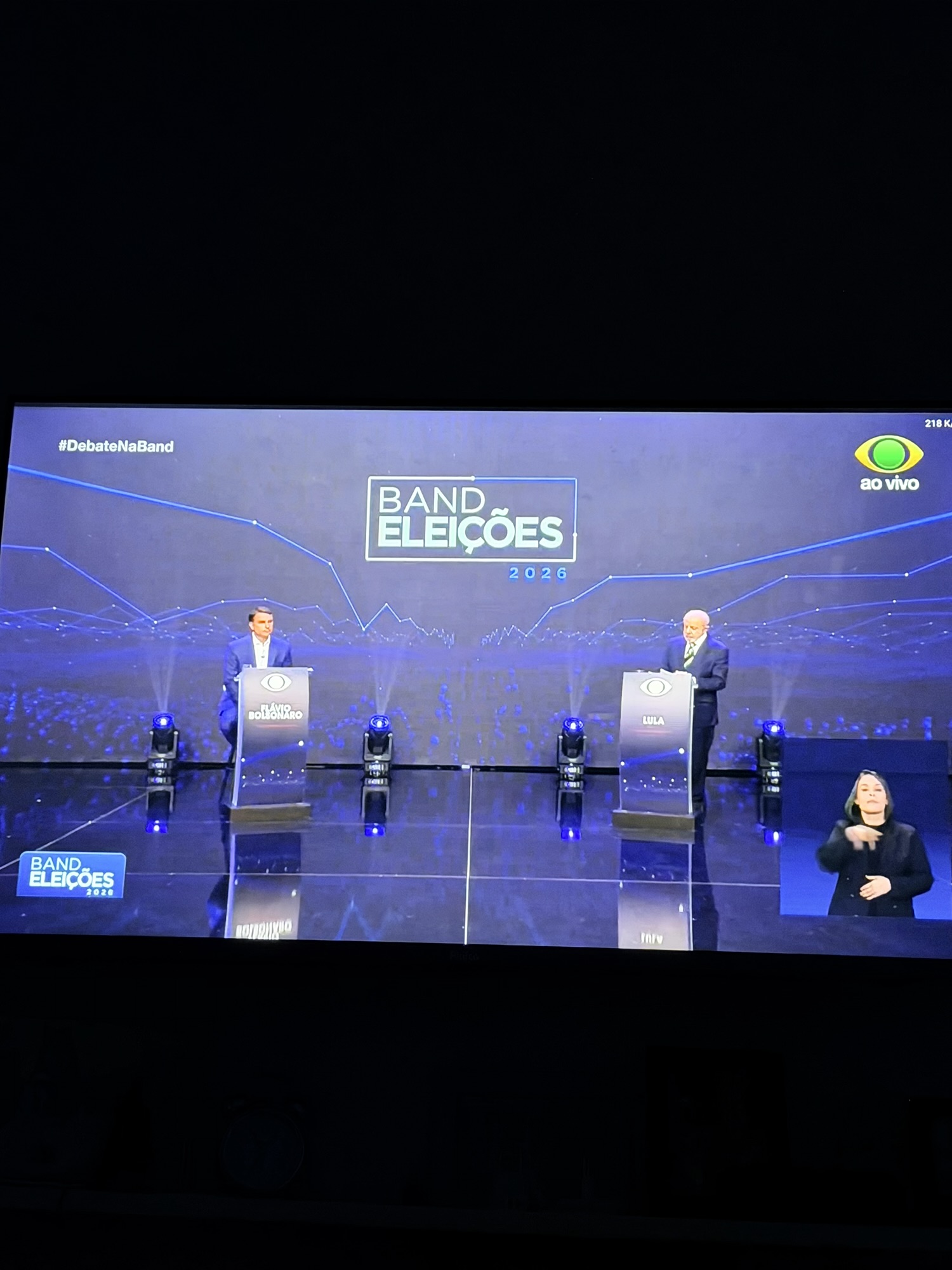 Lula e Flávio Bolsonaro protagonizam debate marcado por acusações, provocações e confronto de propostas na Band