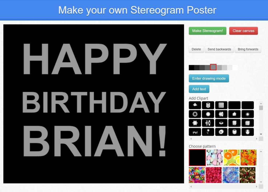 Make a Stereogram Make a Stereogram