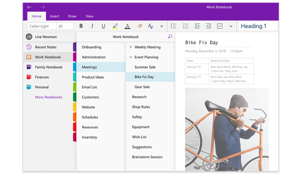 Microsoft OneNote Microsoft OneNote