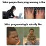 Programming Perception Vs Reality – ProgrammerHumor.io