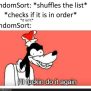 The Fastest ‘possible’ Sorting Algorithm – ProgrammerHumor.io