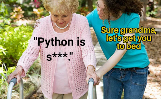 Python – ProgrammerHumor.io