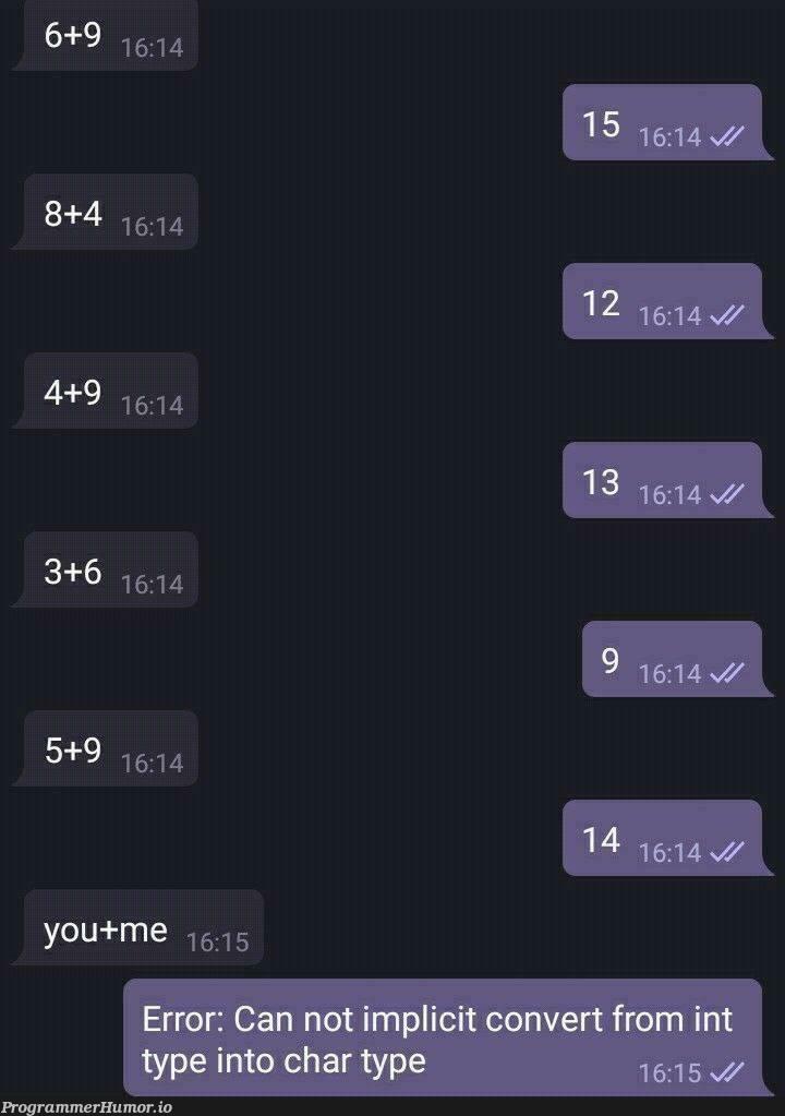 Why Can T It Convert Automatically Programmerhumor Io - Desktop Light Arts for Desktop