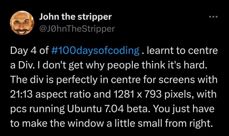 Vibe Coders Centering A Div Without Ai Programmerhumor Io - Premium Nature Image Gallery - Desktop