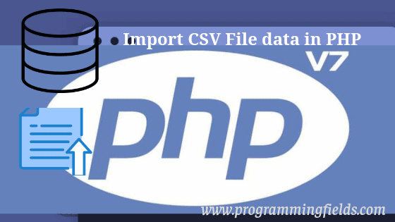 Import CSV File in PHP