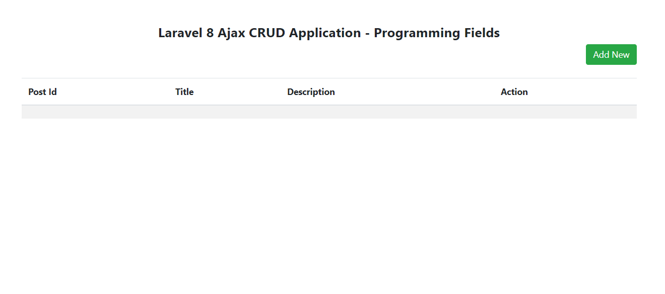 Create Laravel 8 Ajax CRUD Application | Implement Ajax in Laravel 8