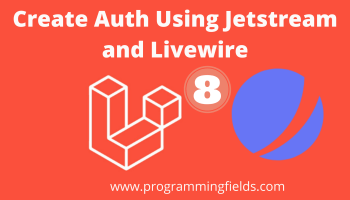 Laravel 8 jetstream and livewire auth