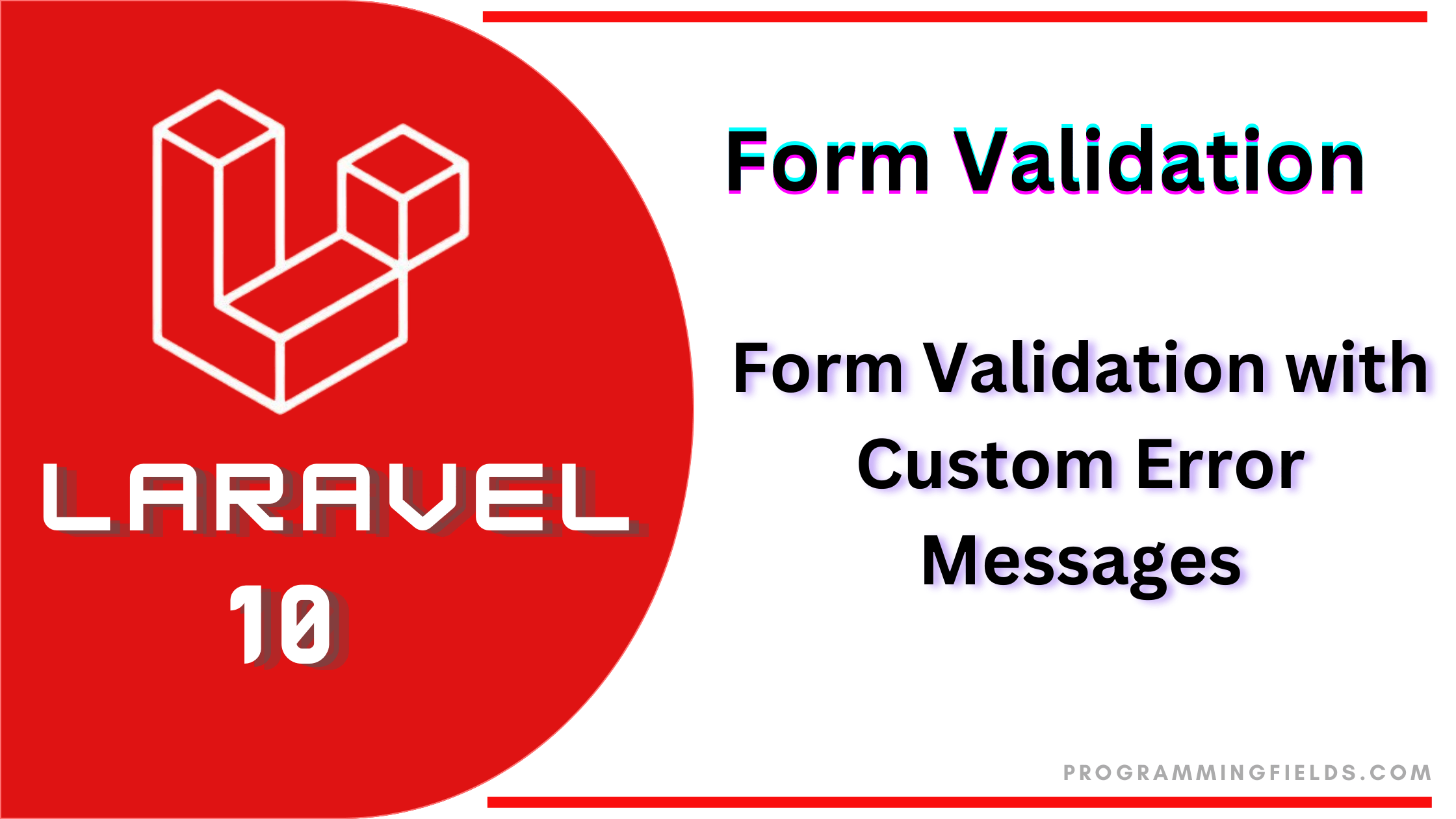 form validation in laravel 10