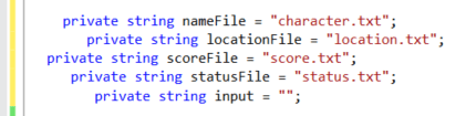 formatting code