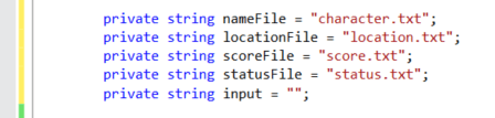 formatting code