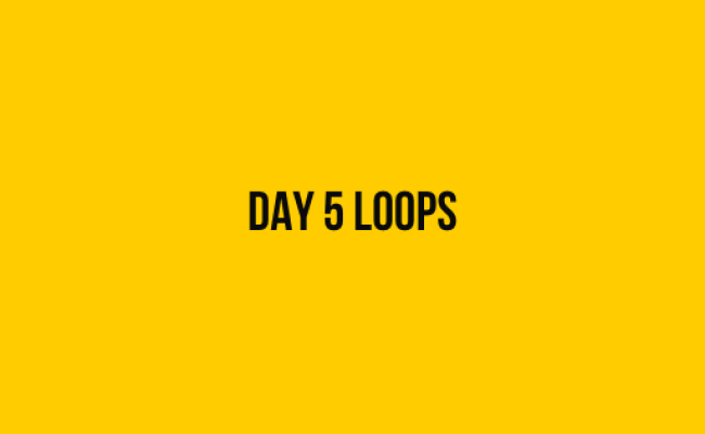 Hackerrank Day 5 Loops 30 Days Of Code Solution
