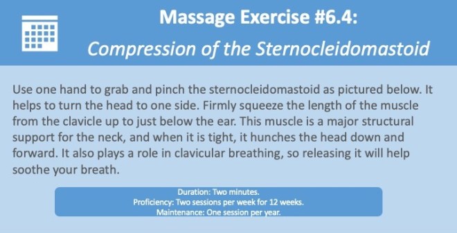 Program Peace Massage Exercise- Compression of the Sternocleidomastoid