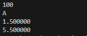 100 A 1.500000 5.500000