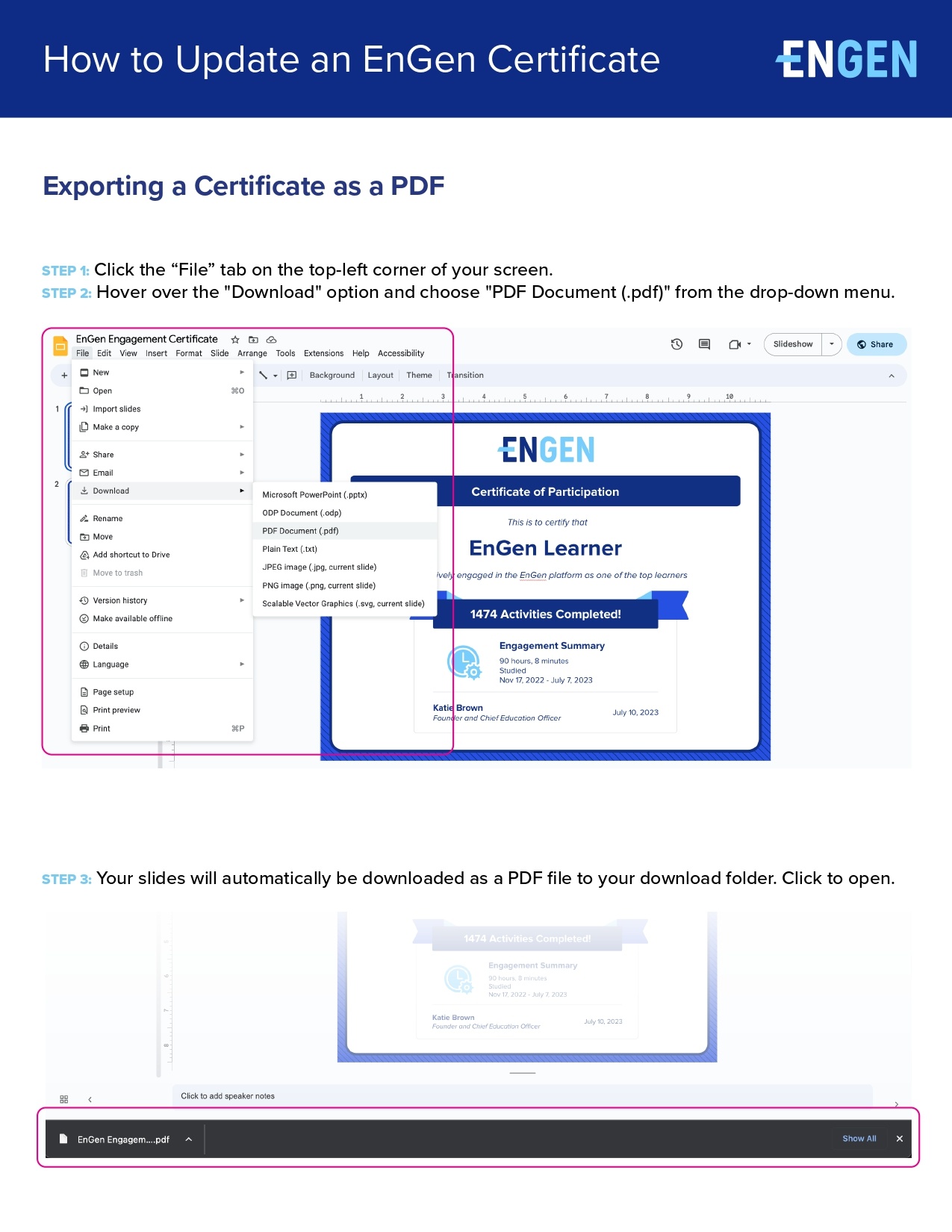 Certificate Engyprint - Download Professional Abstract Design | Desktop