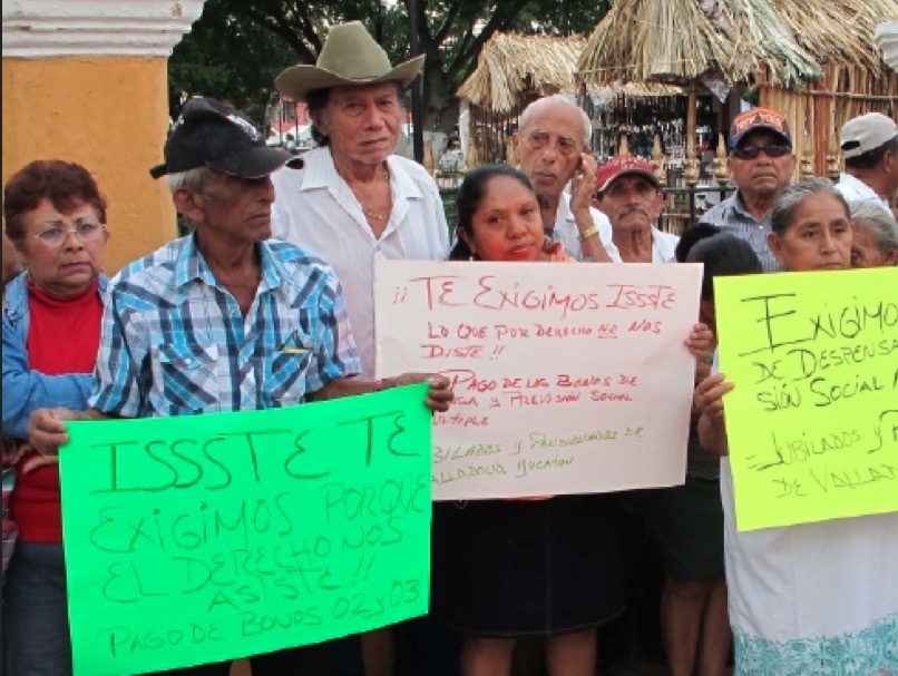 No pagan a jubilados y pensionados del Issste en Progreso - ProgresoHoy