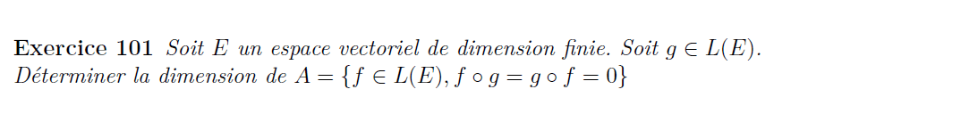 Dimension d'espaces vectoriels
