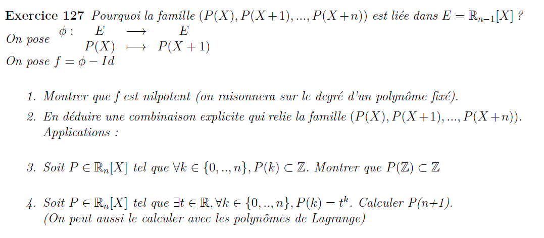 translation de polynômes