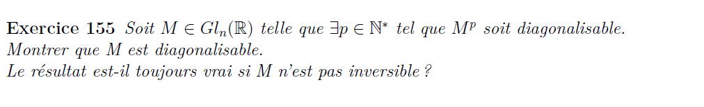 Puissance diagonalisable