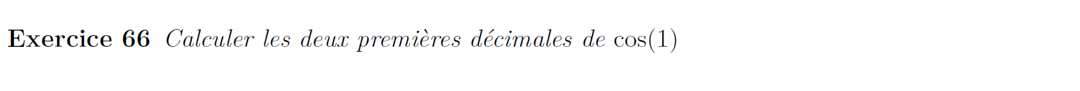 Un petit calcul d'approximation