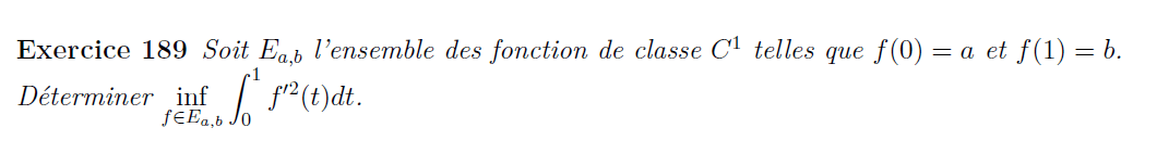 Minimisation de fonction